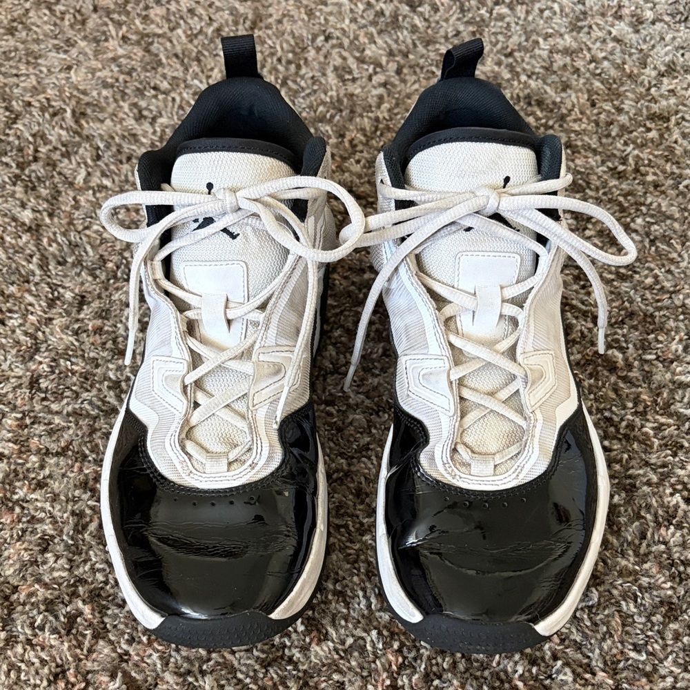 Nike Air Jordan Flight Black White Athletic Sneakers, Size 8.5 Sports Gym, etc.